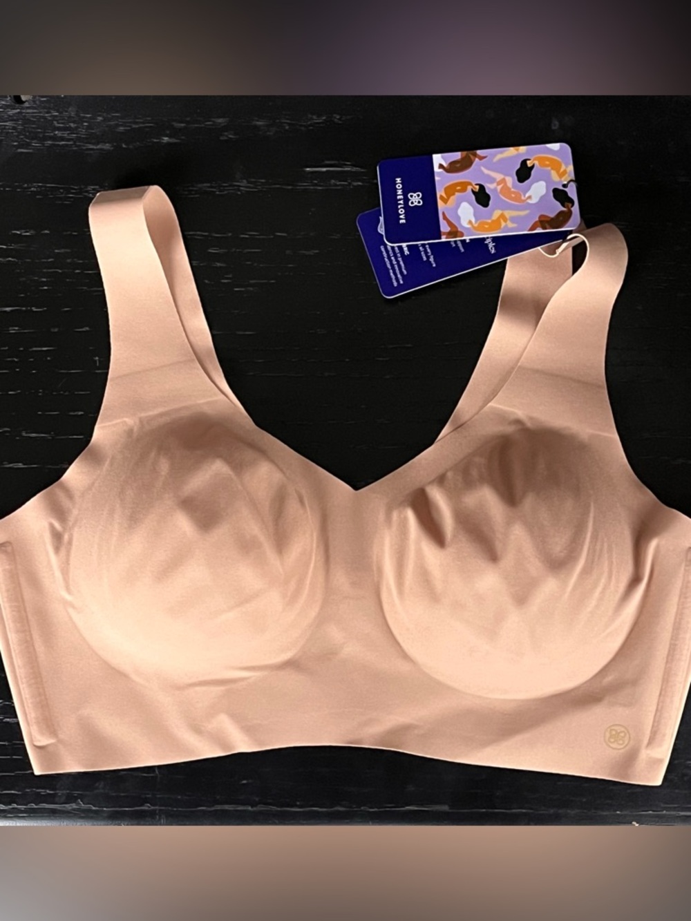 Honeylove Medium V-Neck Bra Softfoam No Wire NWT